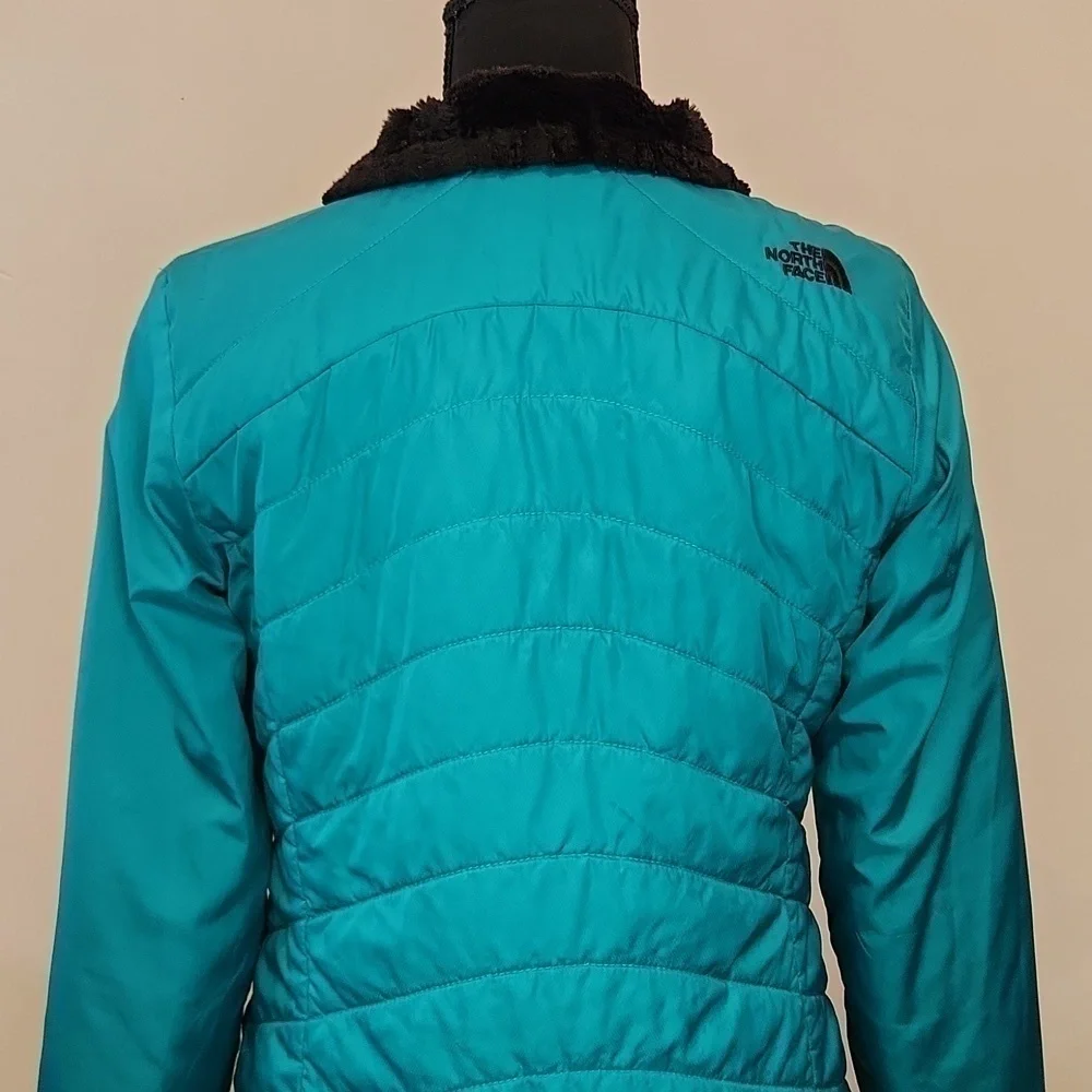 The North Face Mossbud Reversible Quilted Down Jacket Women's Sz S/P NICE!